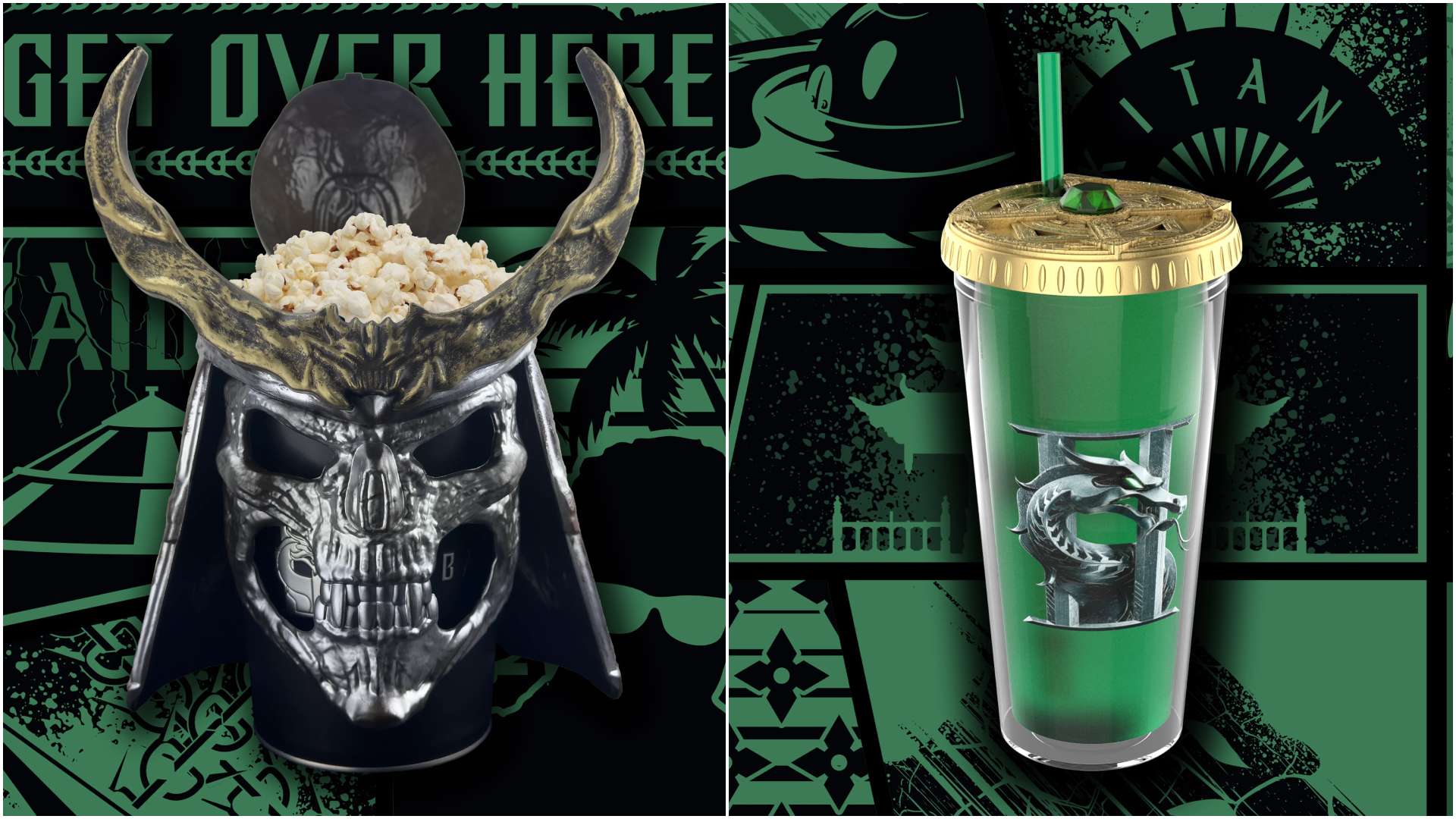 Mortal Kombat II Shao Kahn Bucket and Tumbler Now Available Online at Marcus Theatres