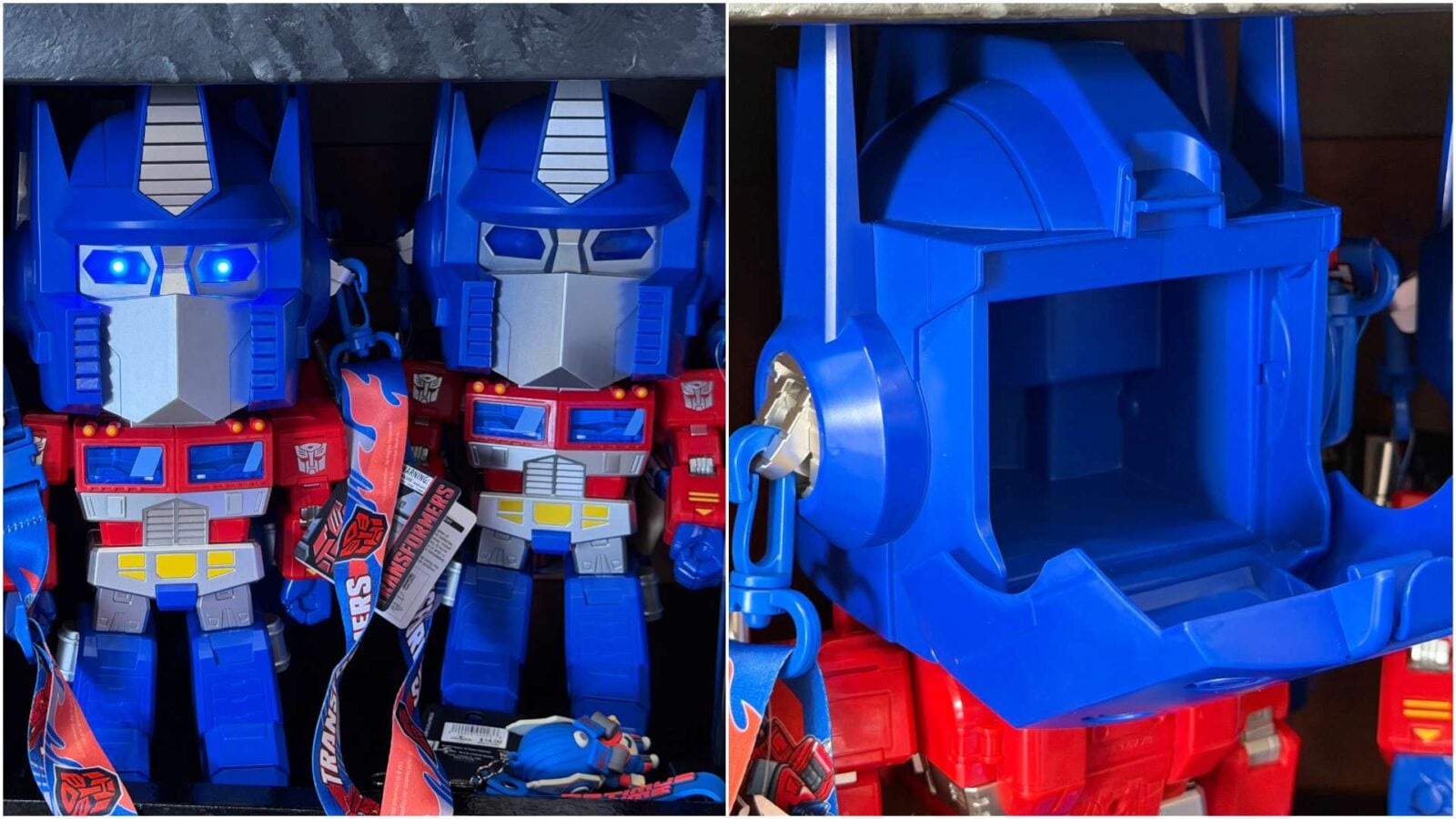 Universal Orlando's Optimus Prime Popcorn Bucket Has Light-Up Eyes and It's Available Now