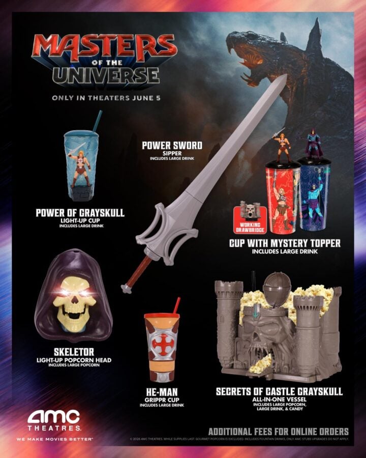 AMC Theatres Masters of the Universe Collectibles