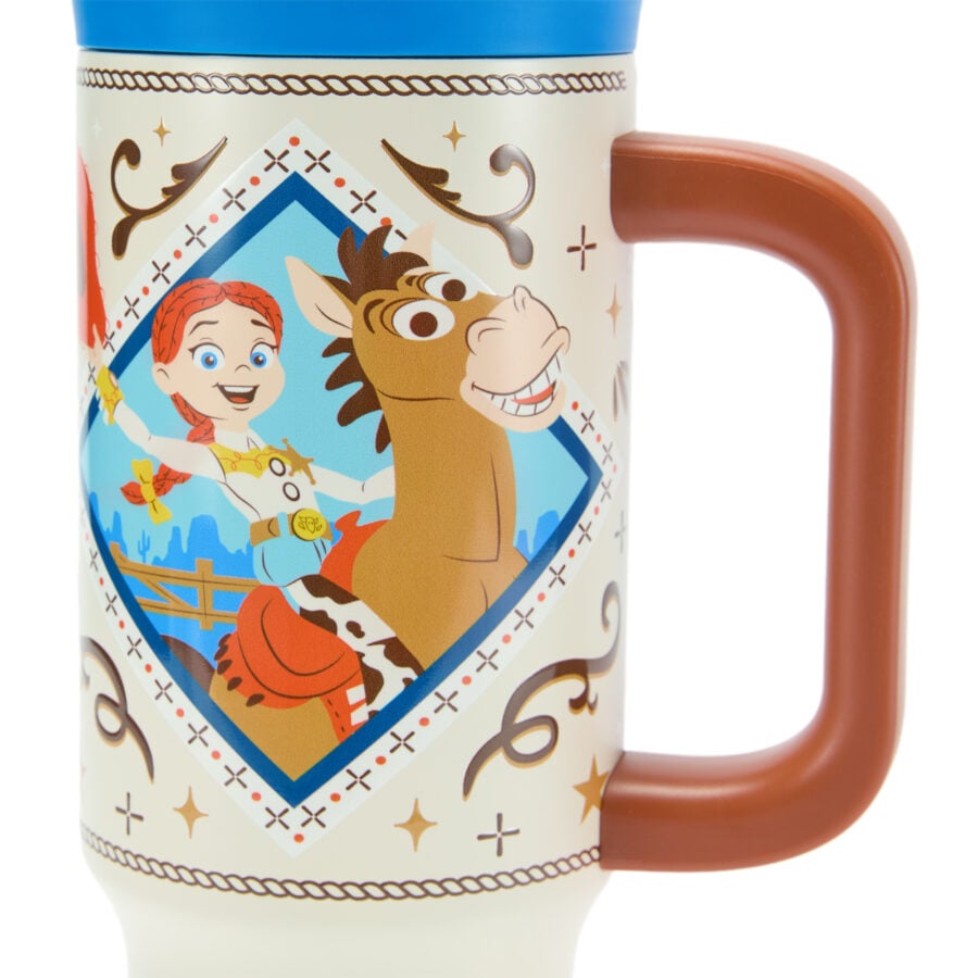 Jessie and Bullseye 30 oz Stainless Steel Travel Tumbler with Straw