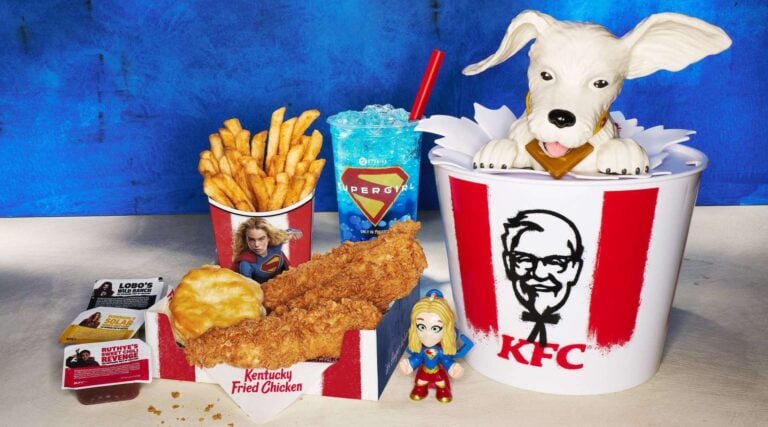 KFC Supergirl Collab Rumored for June 8 With Krypto Bucket, Themed Sauces, and Blind-Bag Keychains