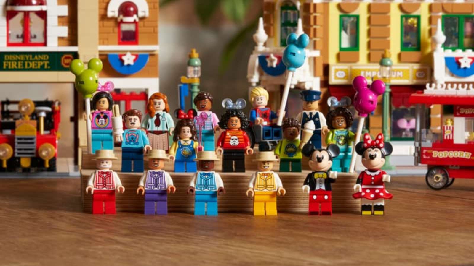 LEGO Reveals Disney Main Street, U.S.A. Set With 3,899 Pieces, 15 Minifigures, and Walt Disney Apartment Hidden Inside