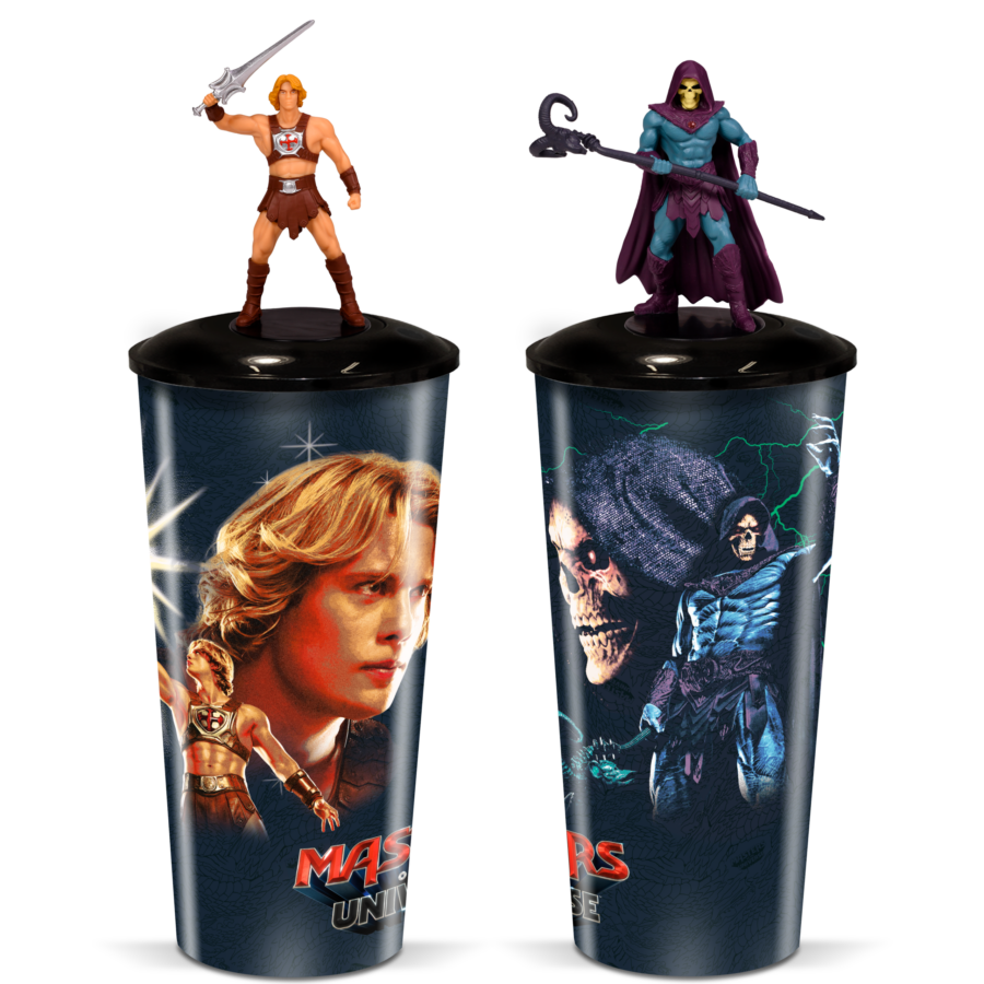 MOTU Set Of 2 Toppers and Cups with He Man and Skeletor