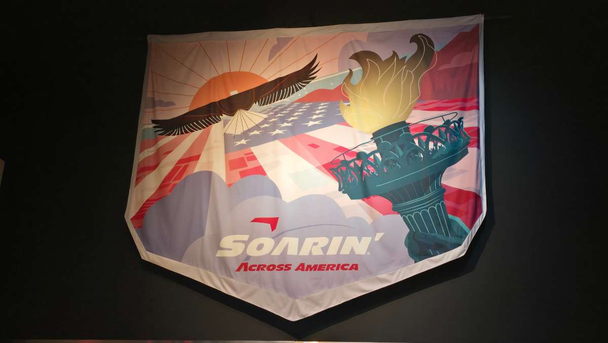 Soarin Across America Review A Beautiful Flight That Leaves Us Wanting More From One City in Particular Fantasy Land News The New Soarin' Across America Is Beautiful, Patriotic, and Missing One Very Important City