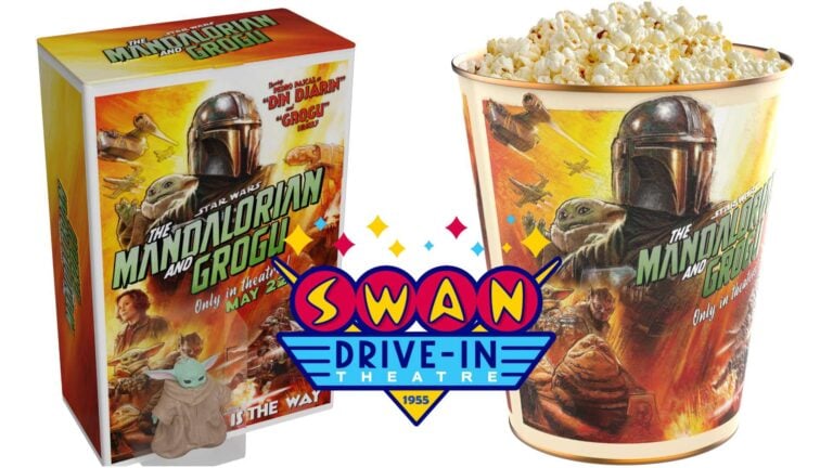 Swan Drive-In Selling Mandalorian and Grogu Popcorn Buckets Online Starting May the Fourth