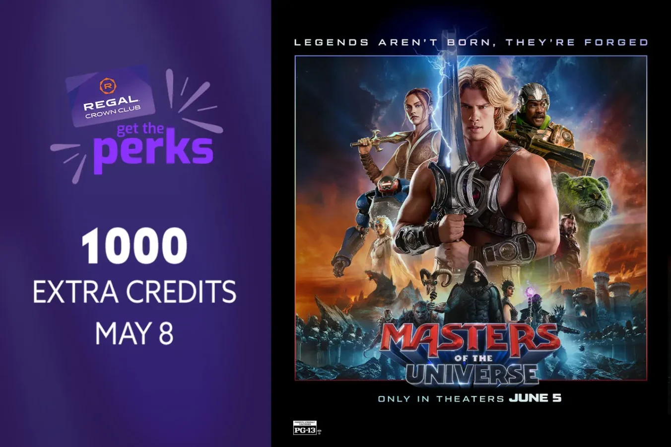 1000 Bonus Regal Crown Club Credits  Today Only