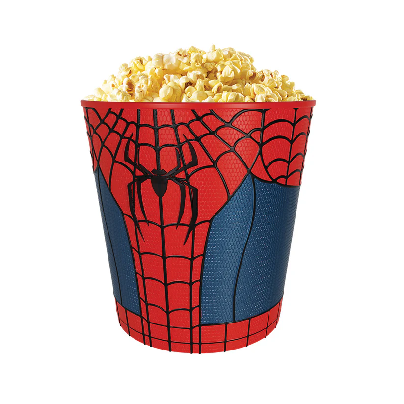 0rvC42sg Fantasy Land News Spider Man Brand New Day Popcorn Tin