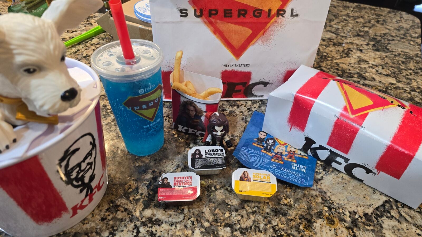 Krypto Collectible Bucket and Supergirl Meal