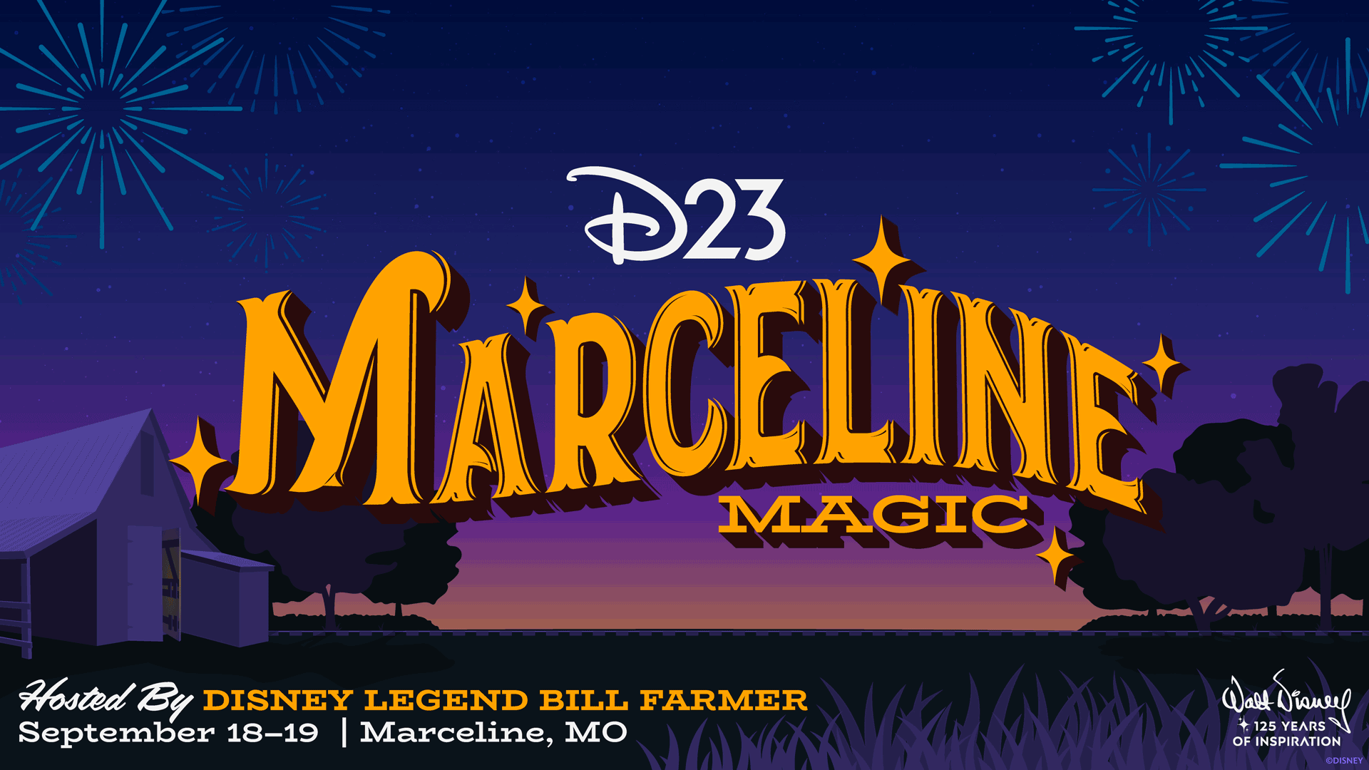 D23 Marceline Magic Returns September 18-19 Hosted by Disney Legend Bill Farmer