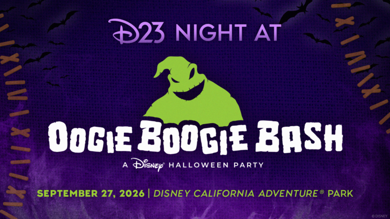 D23 Night at Oogie Boogie Bash 2026 Announced for September 27 at Disney California Adventure