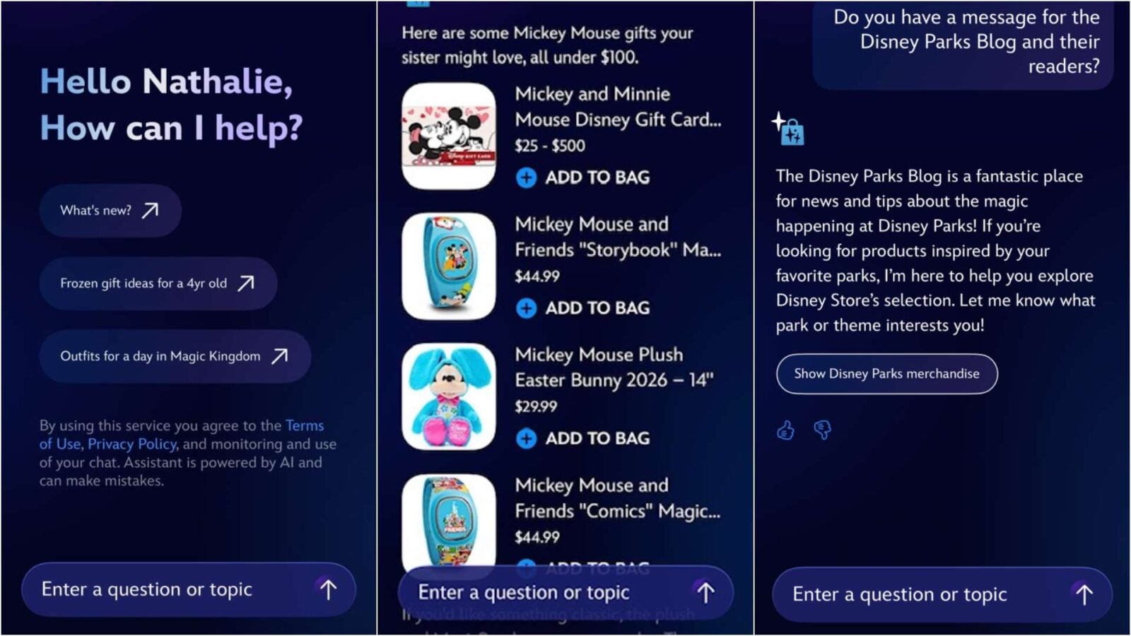 Disney Stores New AI Shopping Assistant Faces Overwhelming Criticism Online Fantasy Land News Disney Store's New AI Shopping Assistant Faces Overwhelming Criticism Online