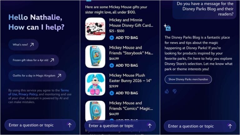 Disney Store's New AI Shopping Assistant Faces Overwhelming Criticism Online