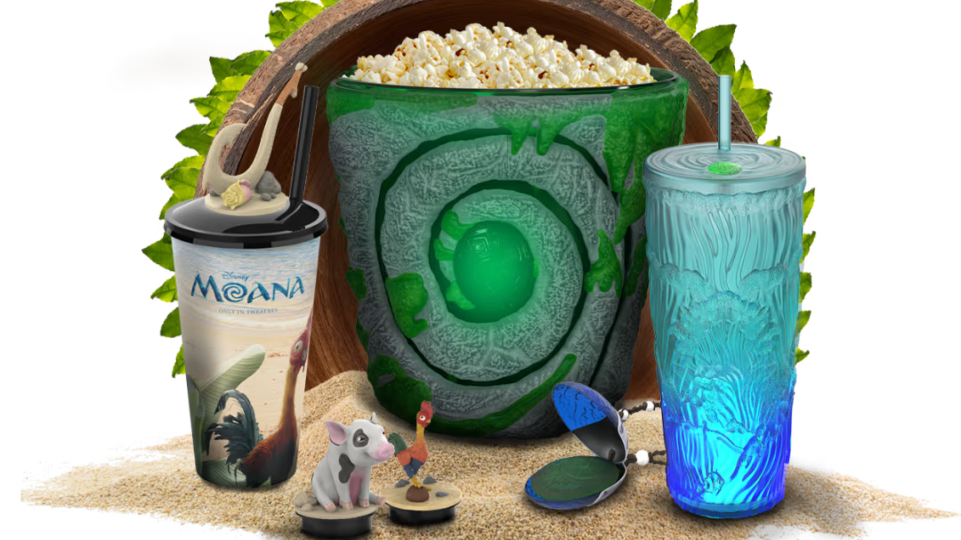 Moana Live-Action Popcorn Buckets Revealed: AMC, Regal, Cinemark, and More