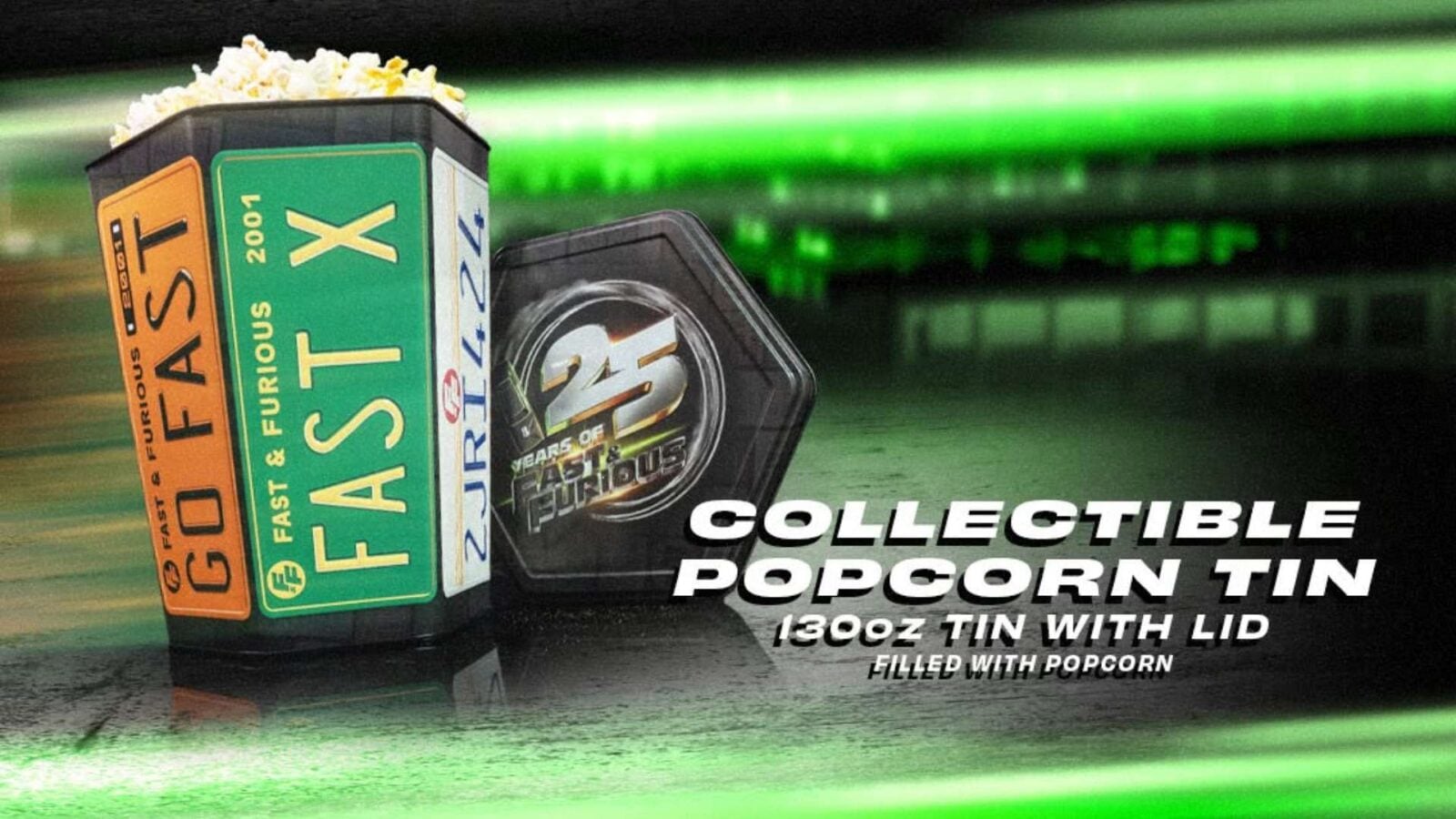 Regal Fast and the Furious 25th Anniversary Popcorn Bucket and Tin Revealed 1 Fantasy Land News Regal Fast and the Furious 25th Anniversary Popcorn Bucket and Tin Revealed