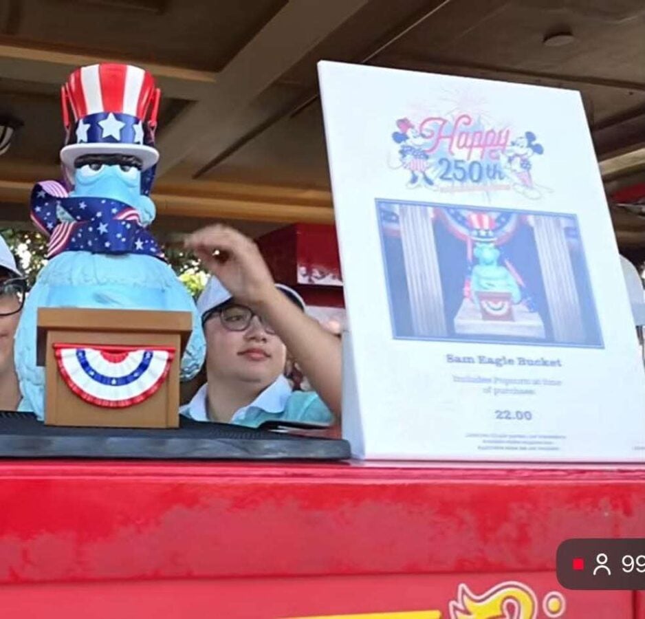 Screenshot Fantasy Land News Sam Eagle Popcorn Bucket Surprise Released Early at Magic Kingdom for