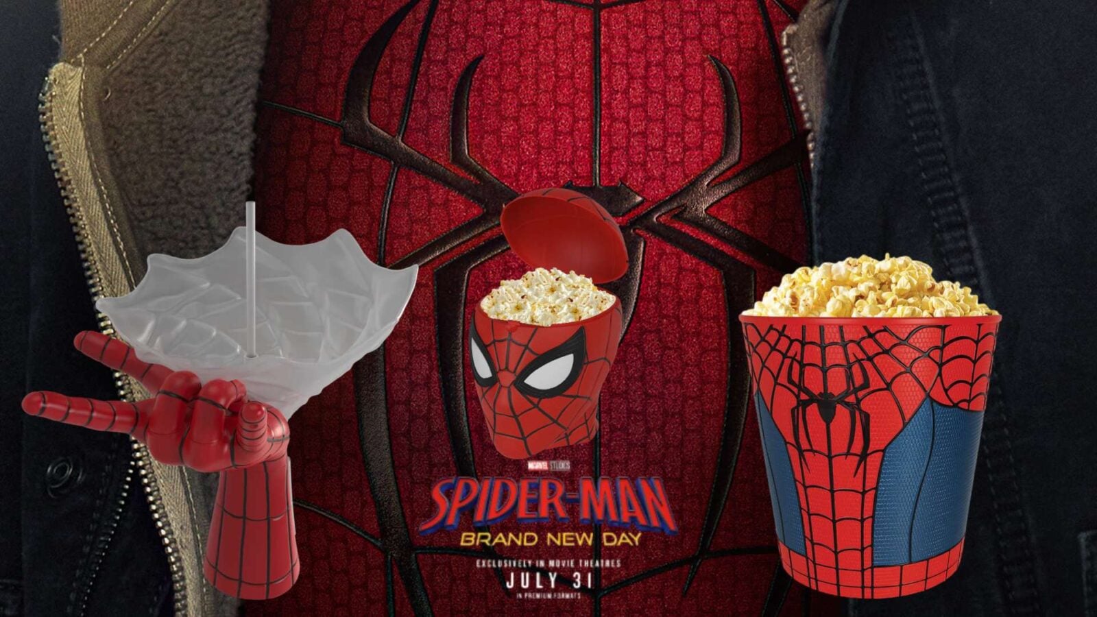 SpiderMan Brand New Day Popcorn Buckets and Theater Collectibles Revealed in First Look Fantasy Land News Spider Man Brand New Day Popcorn Buckets and Theater Collectibles Revealed in First Look