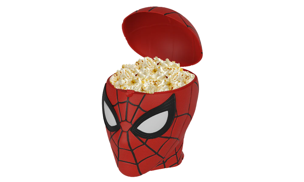 SpidermanHeadOnlineMerchStore1000x600px Fantasy Land News Spider Man Brand New Day Head Container