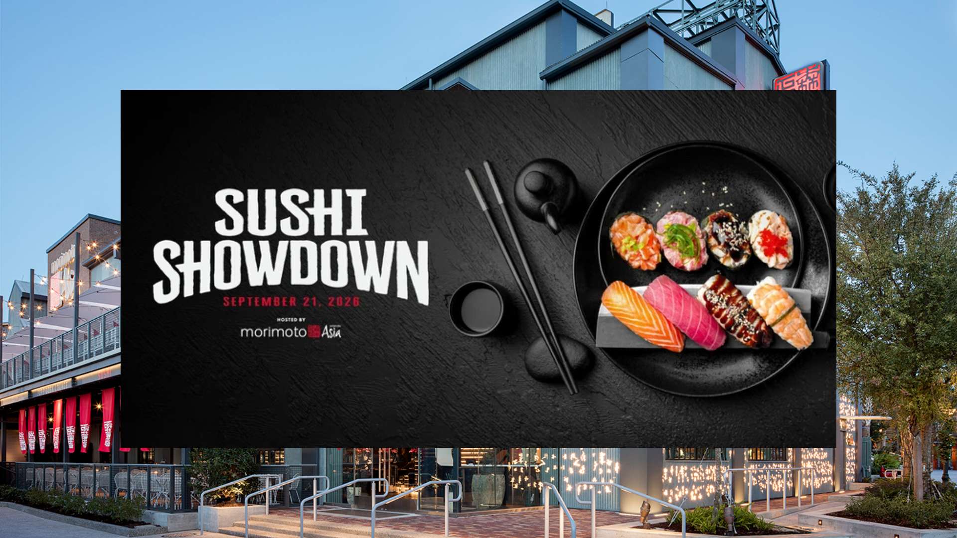 Inaugural Sushi Showdown Comes to Morimoto Asia at Disney Springs September 21