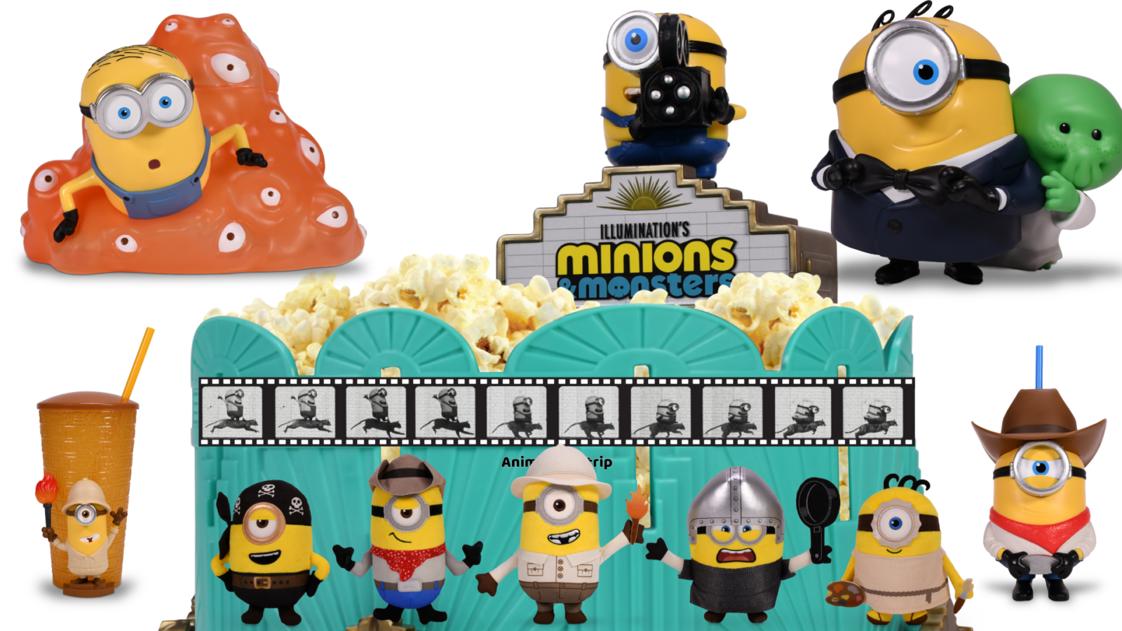 Minions  Monsters Popcorn Buckets Swan Drive In's Full Collection Available Now