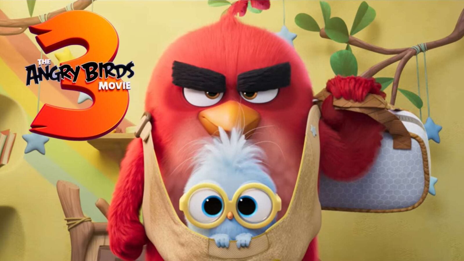 The Angry Birds Movie 3 New Poster and Trailer Reveal Red's Fatherhood Storyline