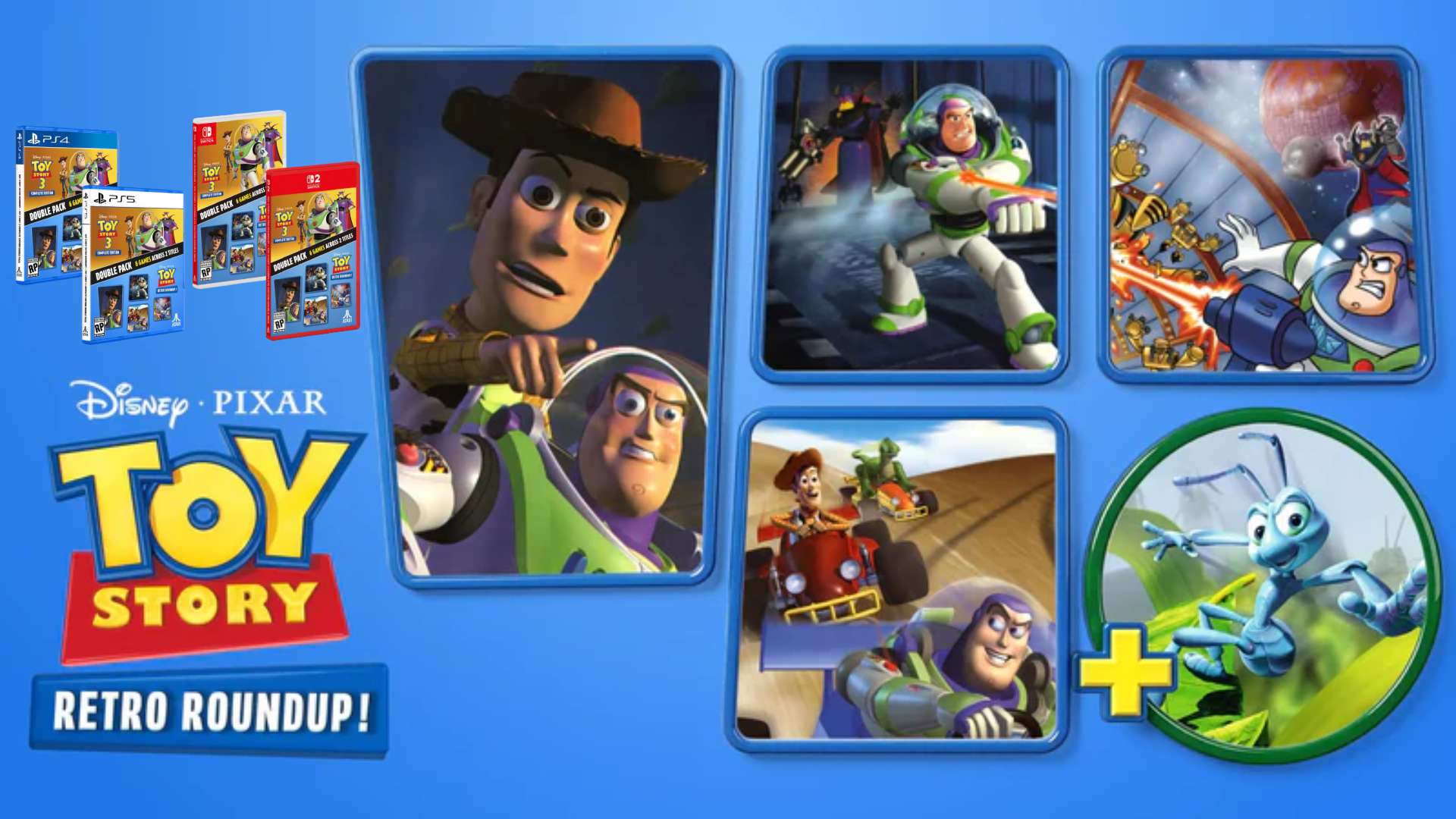 Atari Announces Toy Story: Retro Roundup! and Toy Story 3 Complete Edition Double Pack