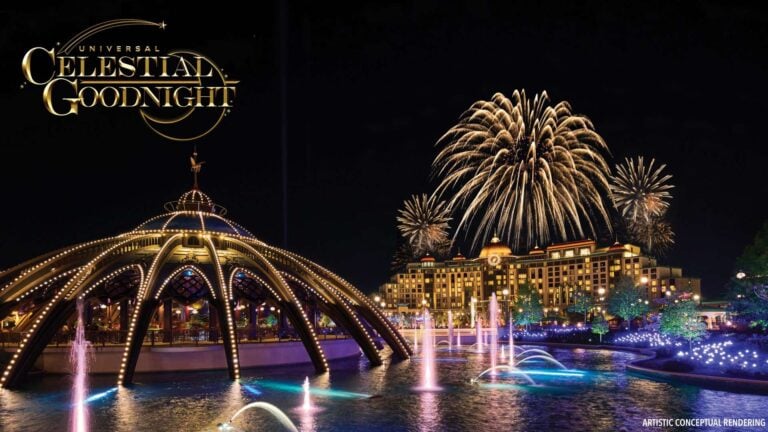 Universal Epic Universe Debuts Nighttime Spectacular "Universal Celestial Goodnight" Starting July 7