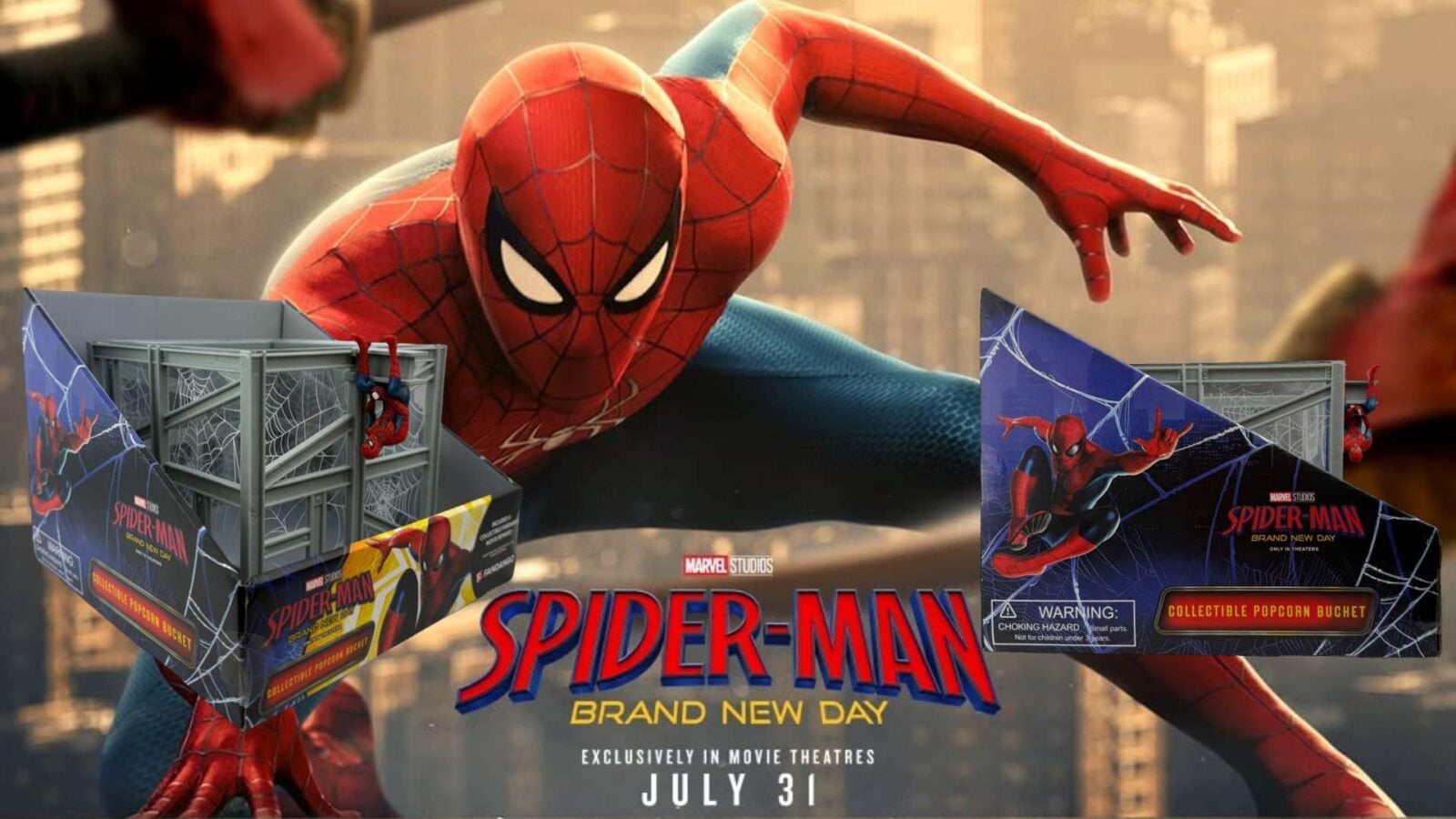 Walmart SpiderMan Brand New Day Popcorn Bucket Now 96 With Fandango Reward Fantasy Land News Walmart Spider Man Brand New Day Popcorn Bucket Now 96 With Fandango Reward