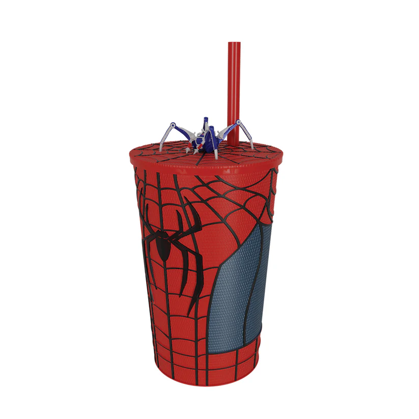 tIjltqtw Fantasy Land News Spider Man Brand New Day Cup with Topper