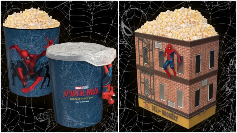 Spider-Man: Brand New Day Popcorn Buckets and Tumblers Now Available at Marcus Theatres