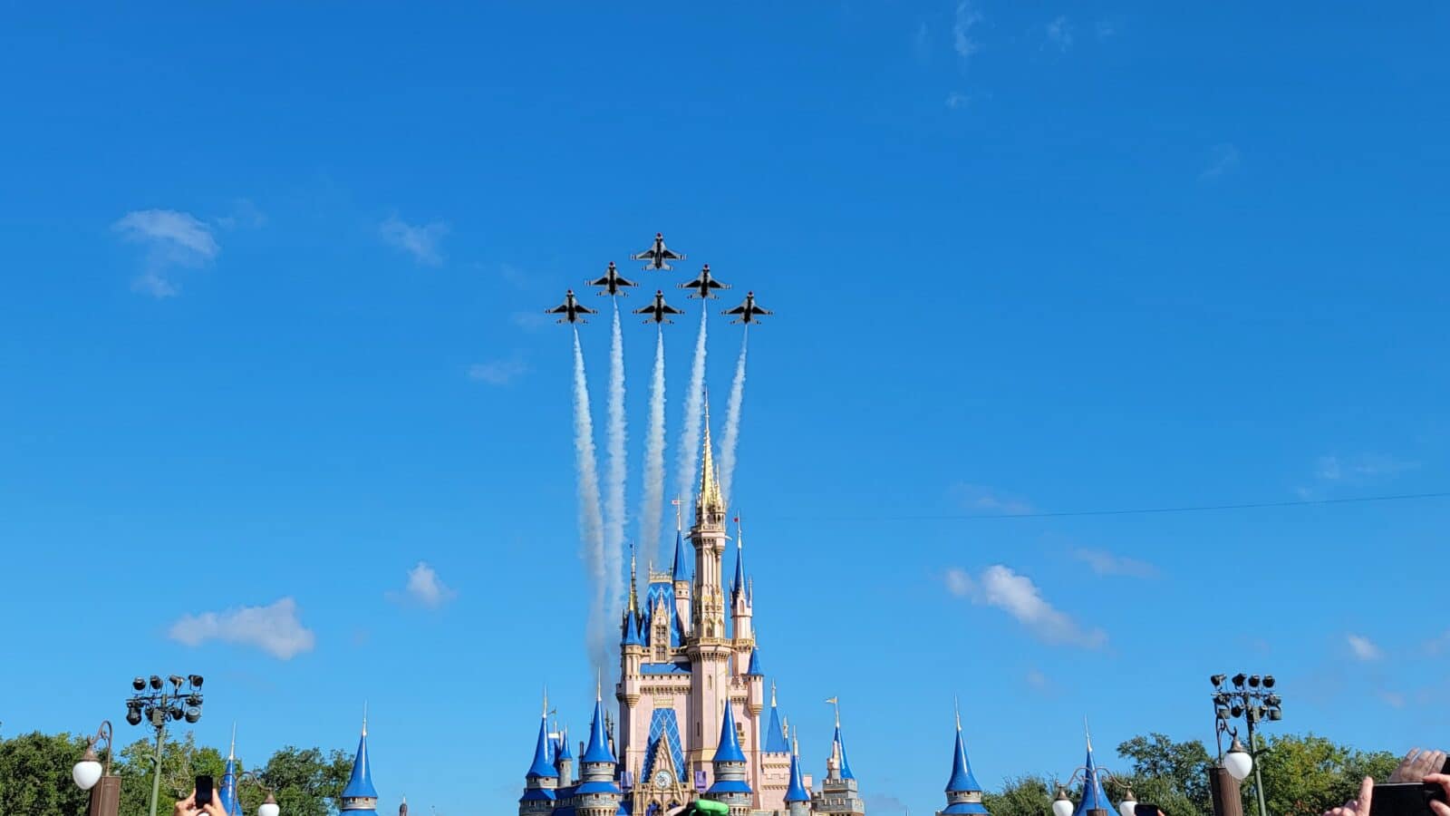 Walt Disney World Magic Kingdom Flyover July 4th 2026