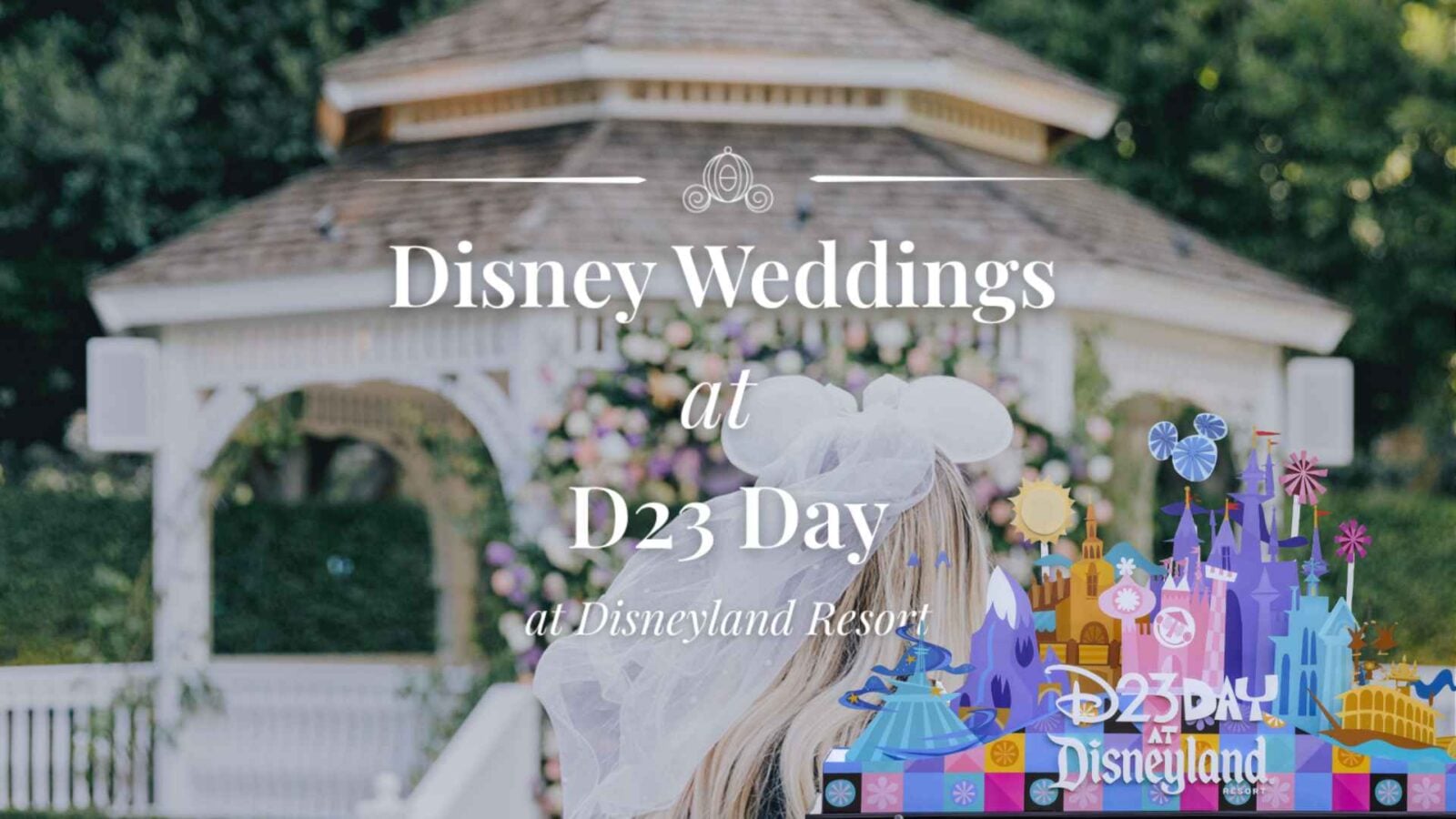Disney's Fairy Tale Weddings Hosting a D23 Day Pop-Up at Disneyland Hotel