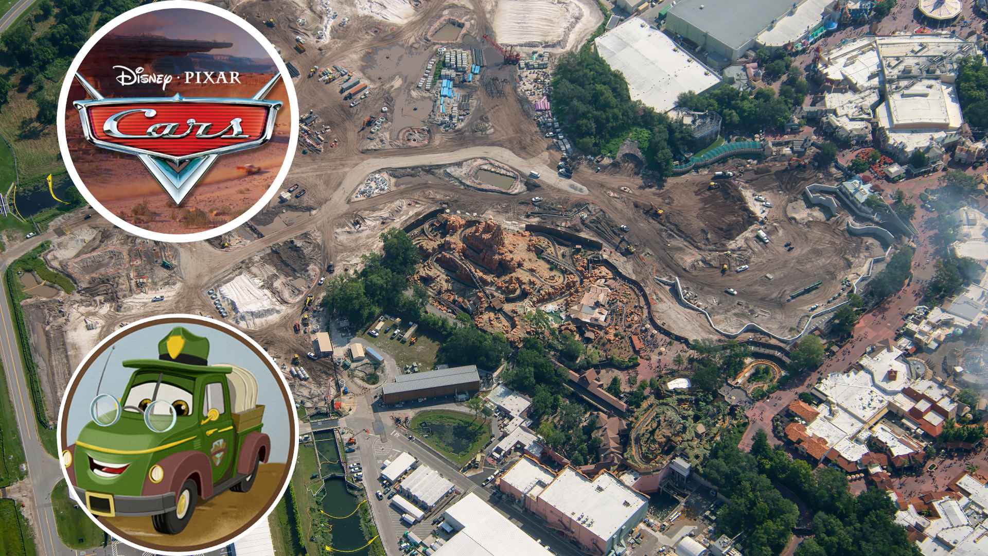 Frontierland Transformation Update: Piston Peak Construction Walls Take Shape