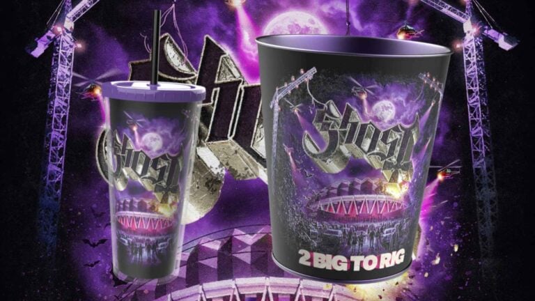 New Ghost Popcorn Bucket and Tumbler Released for 2 Big to Rig Concert Film