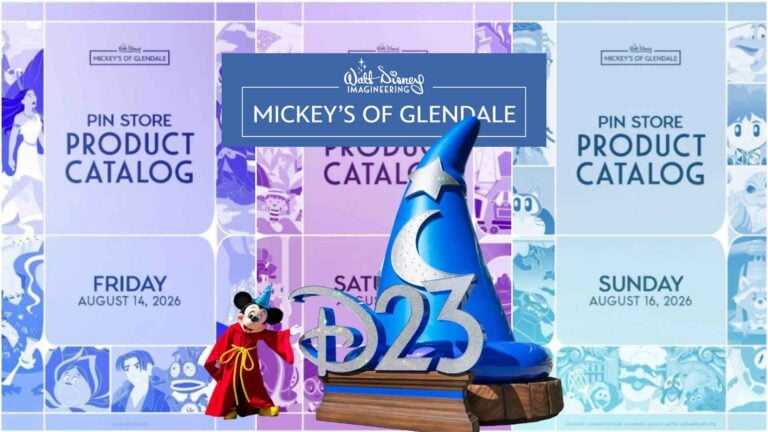 Mickey's of Glendale Pin Store: The Full D23 2026 Pin Lineup by Day and Prices