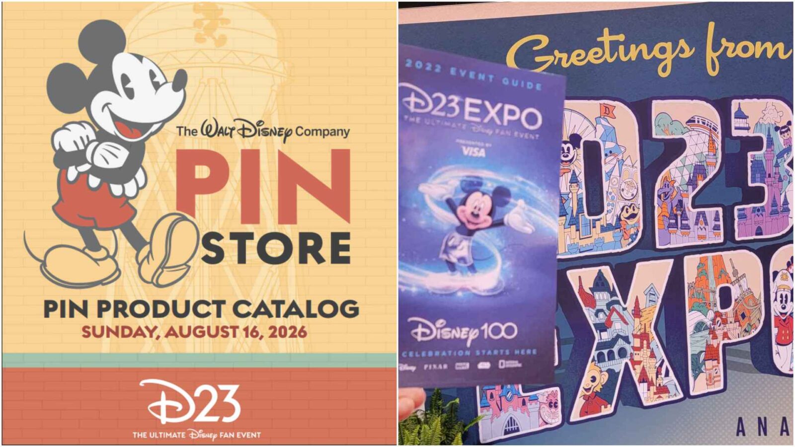 The Walt Disney Company Store D23 Sunday Pins 6