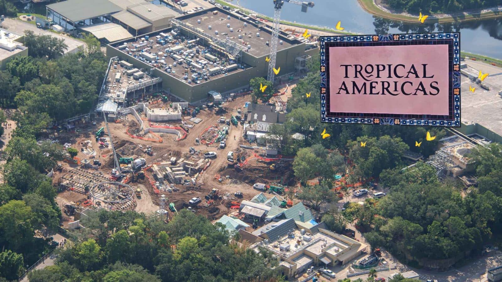 New Aerial Photos Reveal the Massive Scale of Encanto's Casita Under Construction at Animal Kingdom