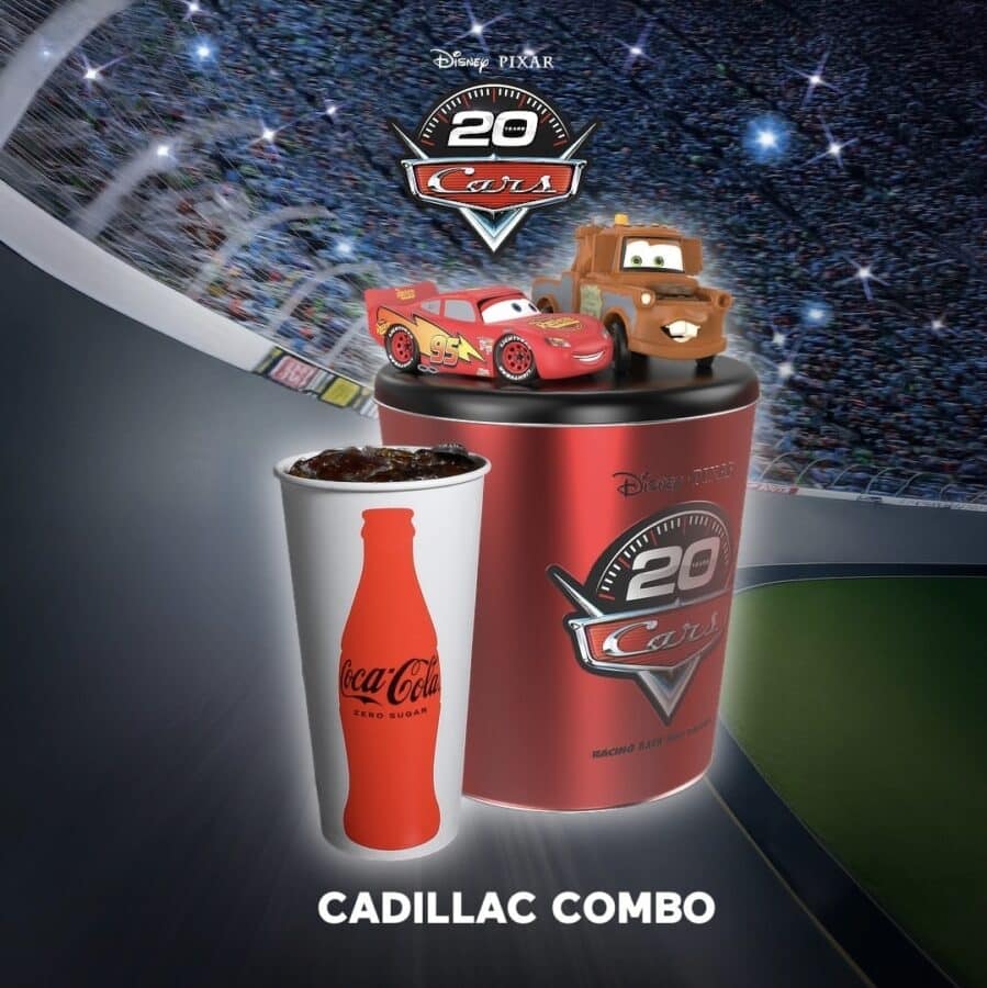 Cars 20th popcorn tin