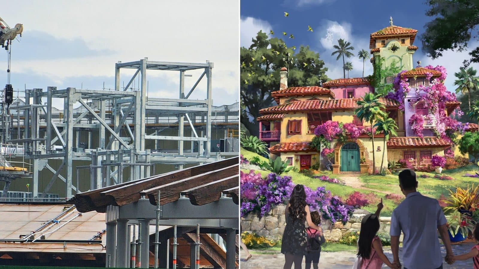 Tropical Americas Entrance Archway and Rockwork Take Shape at Animal Kingdom