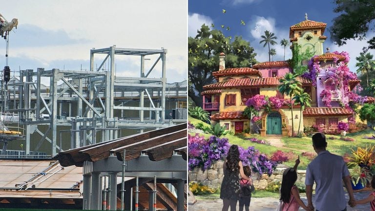 Tropical Americas Entrance Archway and Rockwork Take Shape at Animal Kingdom