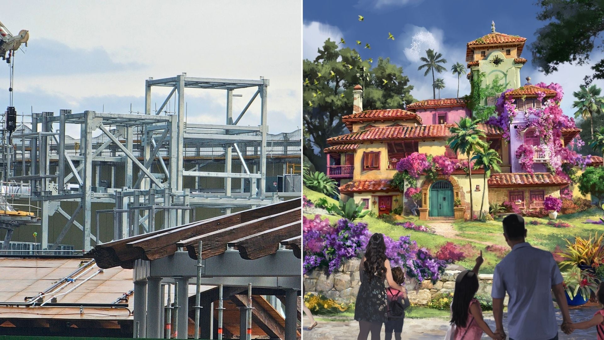 Tropical Americas Entrance Archway and Rockwork Take Shape at Animal Kingdom