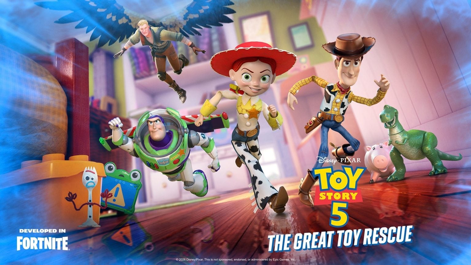 Toy Story 5 Great Toy Rescue Launches in Fortnite Ahead of Disney+ Premiere