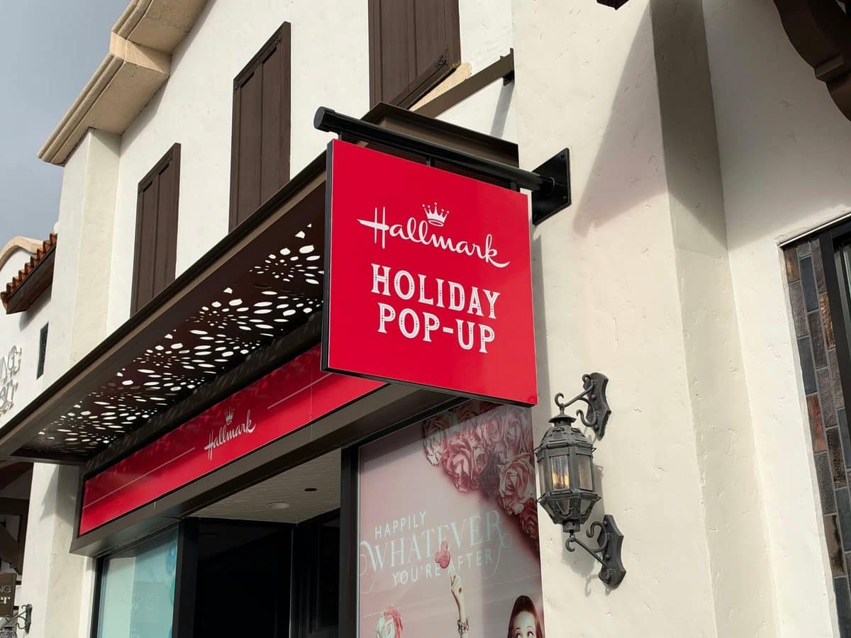 First Look Hallmark's Disney Springs Pop-Up Store Gets Its Signs