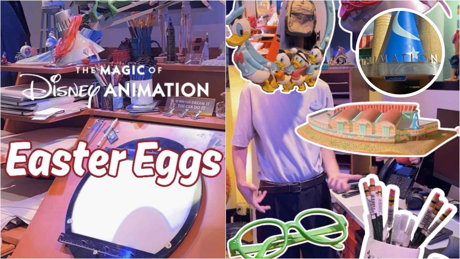 Inside the Real Animator's Desk on Display at The Magic of Disney Animation