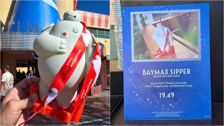 Baymax Sipper Now Available in Animation Courtyard at Hollywood Studios