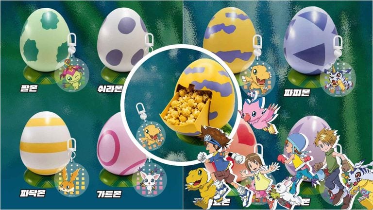 Digimon Digiegg Popcorn Buckets Revealed for Classic Films' Theatrical Rerelease