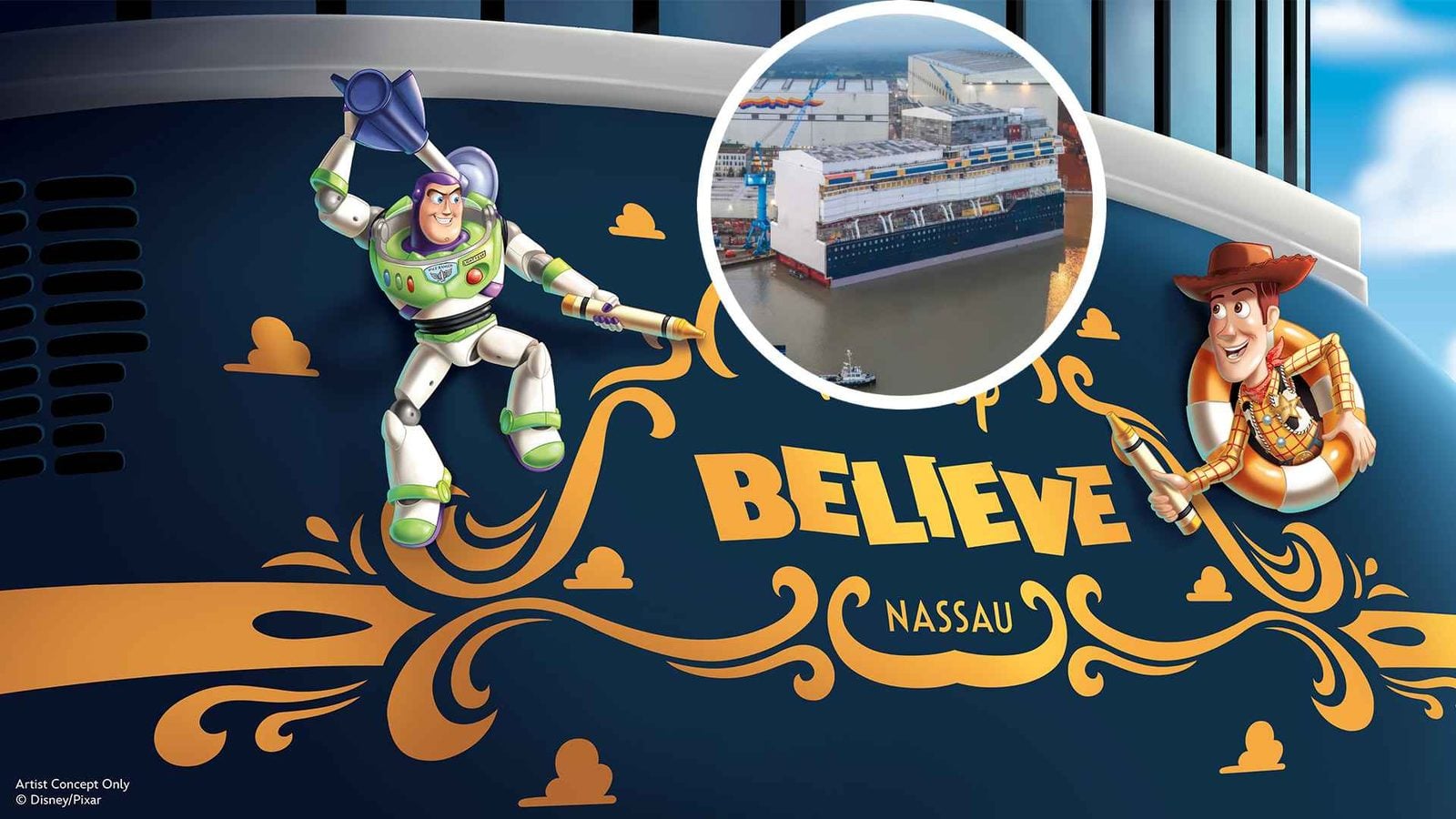 Disney Cruise Lines Newest Ship Hits a Major Construction Milestone