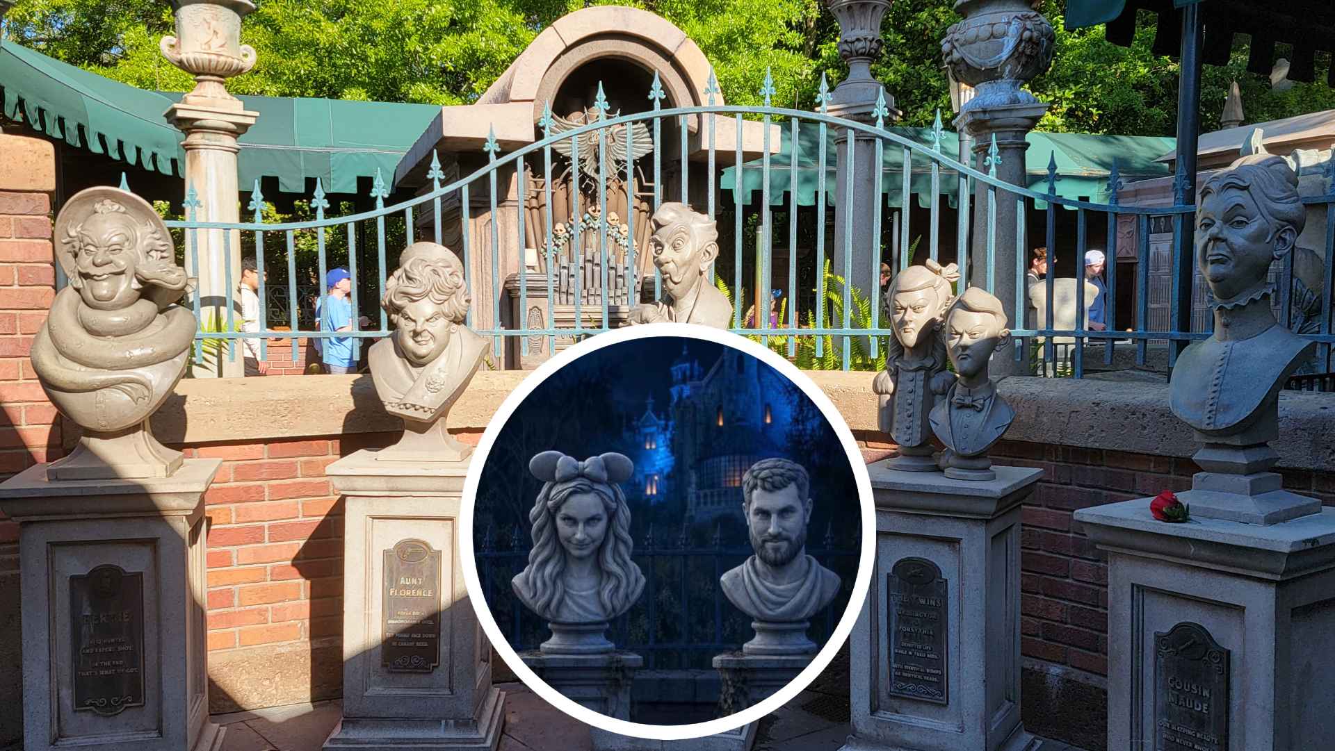 Disney PhotoPass Tests Haunted Mansion Bust Magic Shot That Appears to Use AI