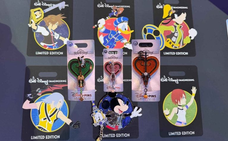 Disney Reveals 2027 Kingdom Hearts Pins and Final 2026 Keyblade Designs