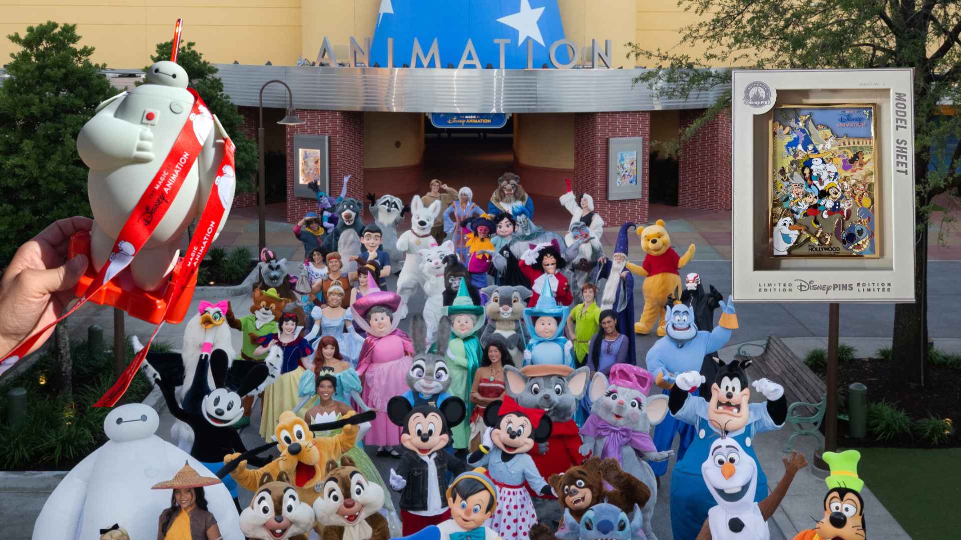 Magic of Disney Animation Grand Opening: Full Character List, New Baymax Sipper, and Debut Pin