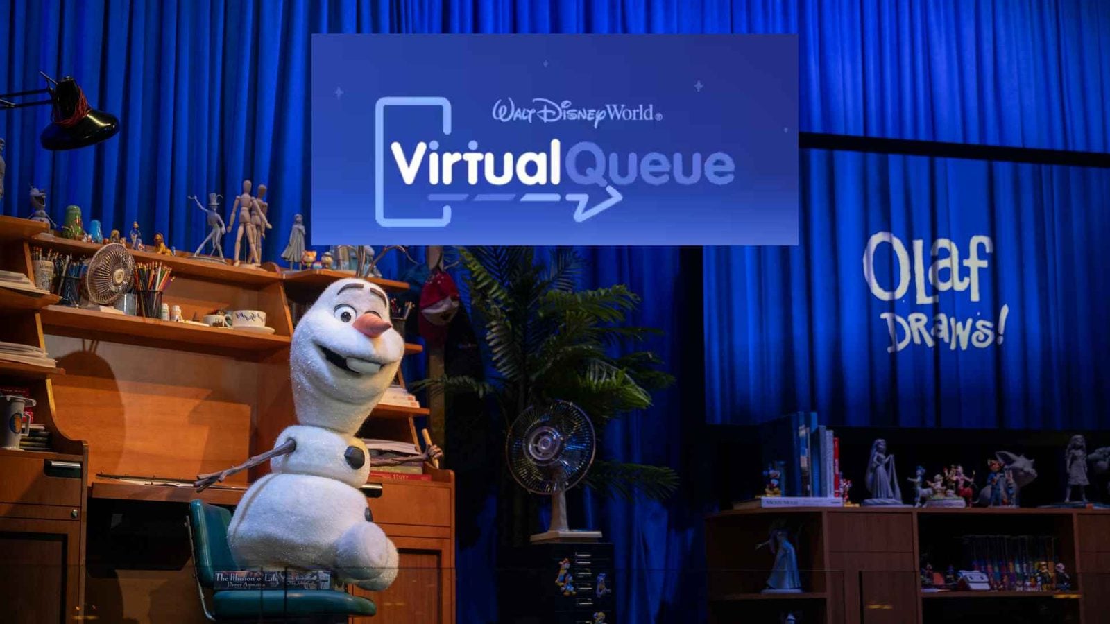 Olaf Draws Virtual Queue Confirmed But Its Not the Usual App Based System